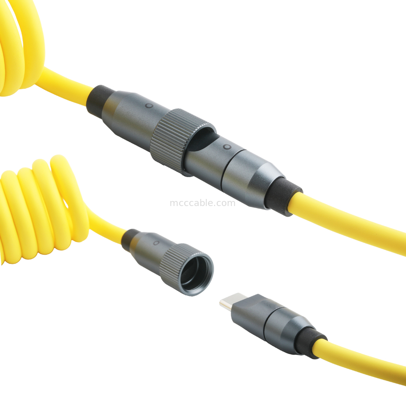 Mikro Koaksiyel USB 4.0 yıldırım 4 kablosu 240W şarj ve yıldırım gibi hızlı 40Gbps veri aktarımı ile