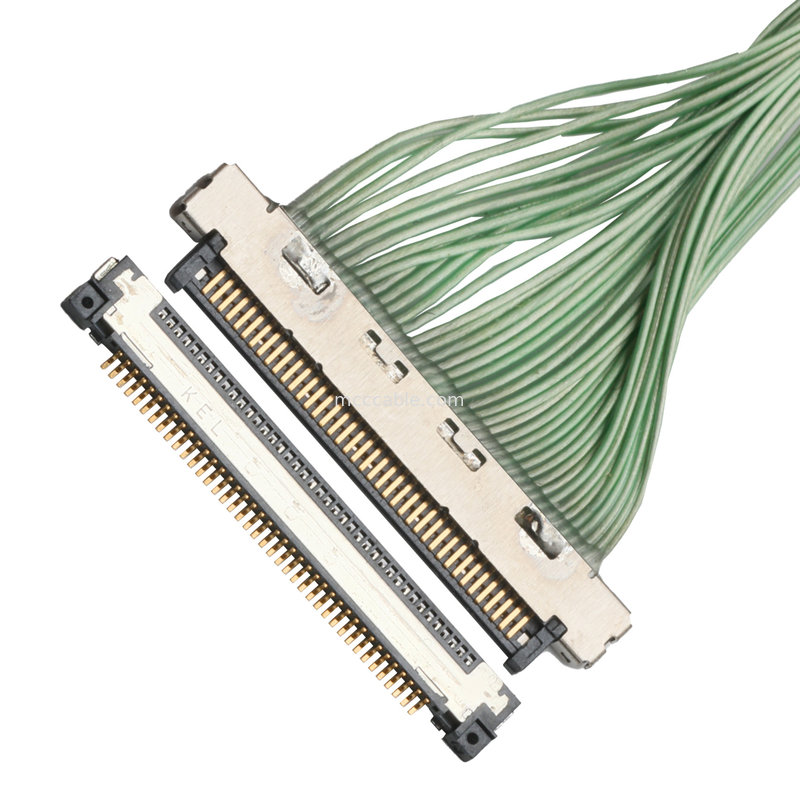 KEL USL00-40S 0.4V Board Side Micro Coaxial Cable Connector Sağ açılı Tip