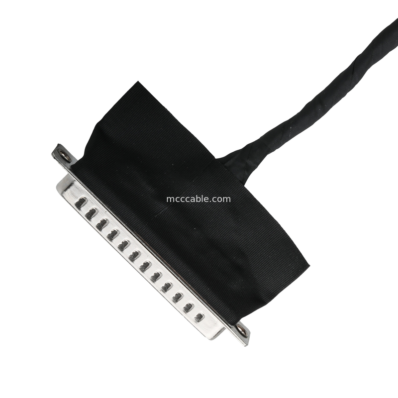 LVDS Kablo Montajı D-SUB Erkeğe Molex 51021-0400 Ve 20453-240T-01 Tel Bağlantısı OEM/ODM