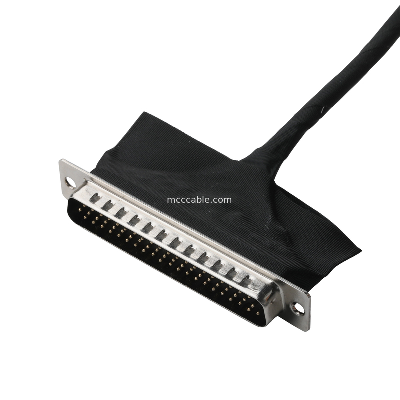 LVDS Kablo Montajı D-SUB Erkeğe Molex 51021-0400 Ve 20453-240T-01 Tel Bağlantısı OEM/ODM