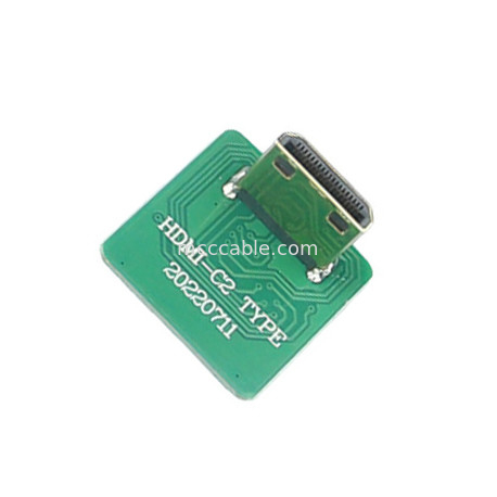Mini Hdmi Elbow Head Hd Kablo Adaptörü mini Hdmi-C2 To 20525-020E-02 To Board Side Connector pitch 0.4mm