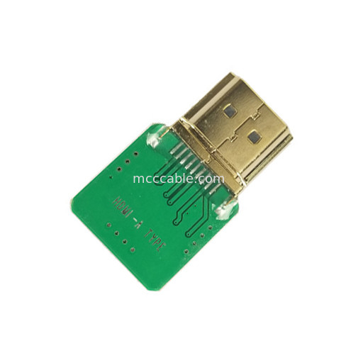 Bağlantı Adaptörleri 20525-020E-02 Tipi Hdmi Kablo Adaptörü Hdmi Düz Baş Hdmi-A pitch 0.4mm