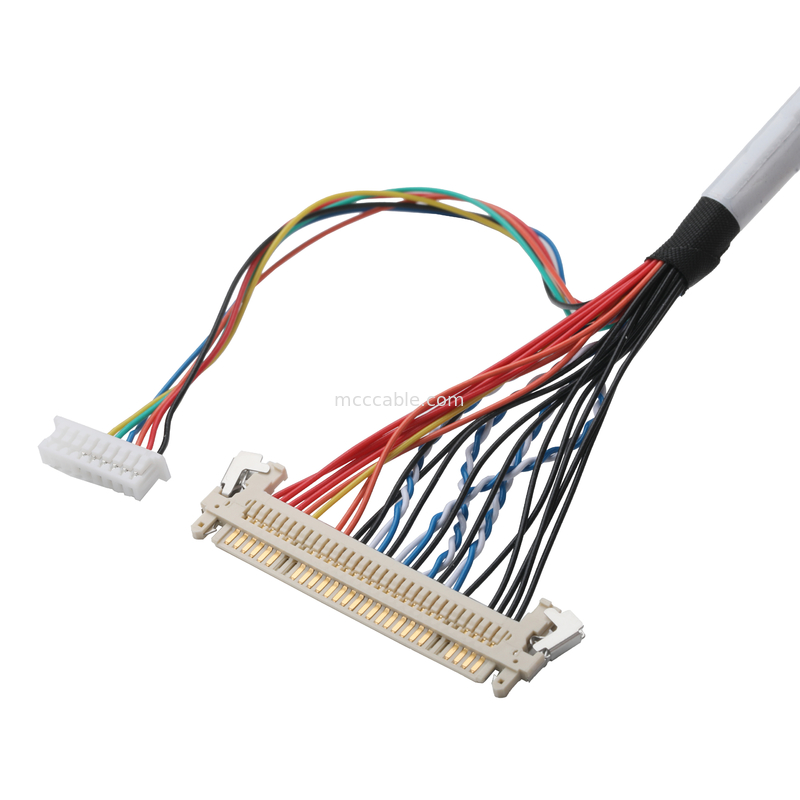 LVDS Kablosu FI-X30HL 30P DF20A-40P veya 9P HSG Kablosu Koaksiyel Bağlantısı OEM/ODM