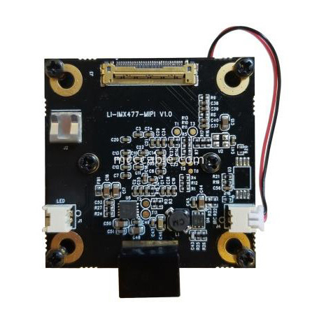 Micro Coax LI-JXAV-MIPI-ADPT-4CAM kamera kartı ve tasarım kamera bağlantısı FAW-1233-02 kablosu OEM/ODM