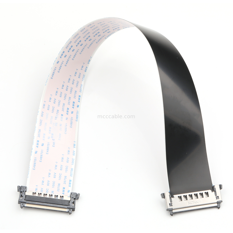 RE51 CONNGolden Pins UP FPC FFC kablosu 51Pin 0.5mm mesafe esnek düz kablo uzunluğu 300mm