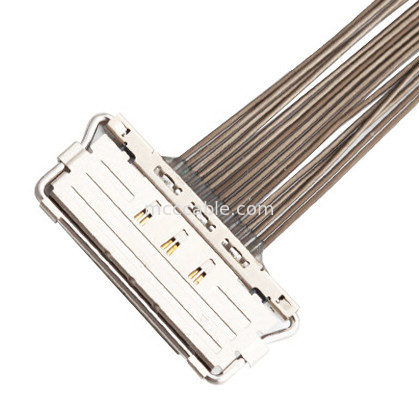 0,4 mm Aralıklı LVDS EDP Kablosu  20679-20p Mikro Koaksiyel lvds ekran konektörü