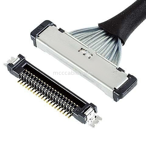 Mikro Koaksiyel Kablo 20380 50P Bağlayıcı 20380-050T-06 Lvds 0.4mm Pitch