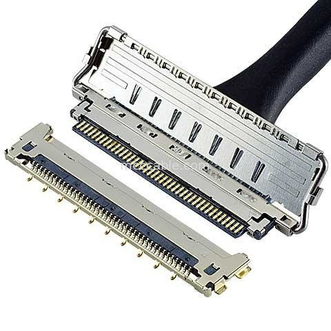 20679-030T-01 Mikro Koaksiyel Kablo 0.4 mm pitch Yatay çiftleşme tipi mikro-koaksiyel bağlantı
