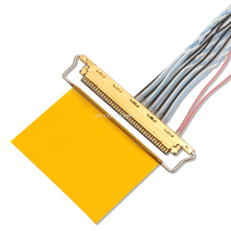 1.25mm 0.5mm Lvds Koaksiyel Kablo Df13 30ds 1.25 20453-240T-03 0.5mm pitch