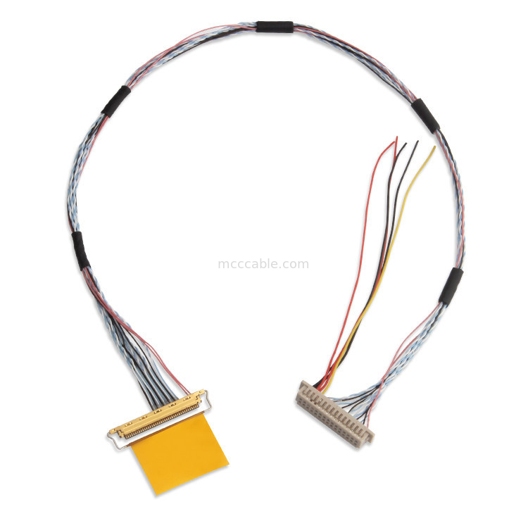 1.25mm 0.5mm Lvds Koaksiyel Kablo Df13 30ds 1.25 20453-240T-03 0.5mm pitch