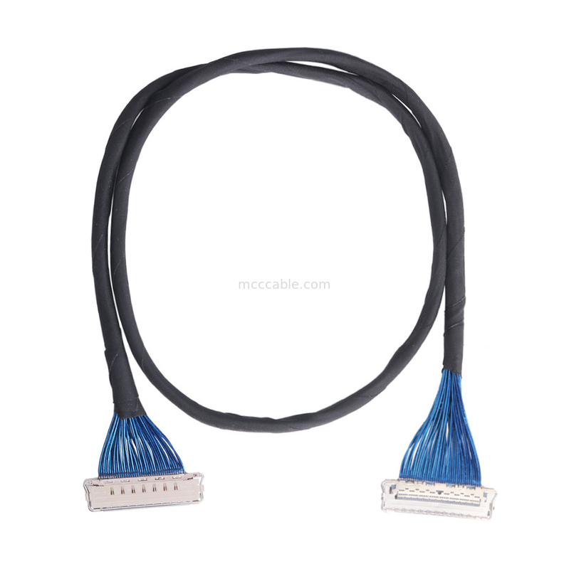 IDC CABLE 20679 20729 Serisi 20679-050T-01 50P 0.4mm Pitch Horizontal Mating Miniatür Koaksiyel Kablo özelleştir