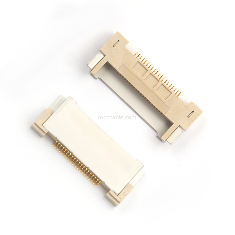 LVDS kablosu 20143-020E-20F Mikro Koaksiyel hava kablosu konektörü 0.5mm Elektronik Ekipman için Pitch