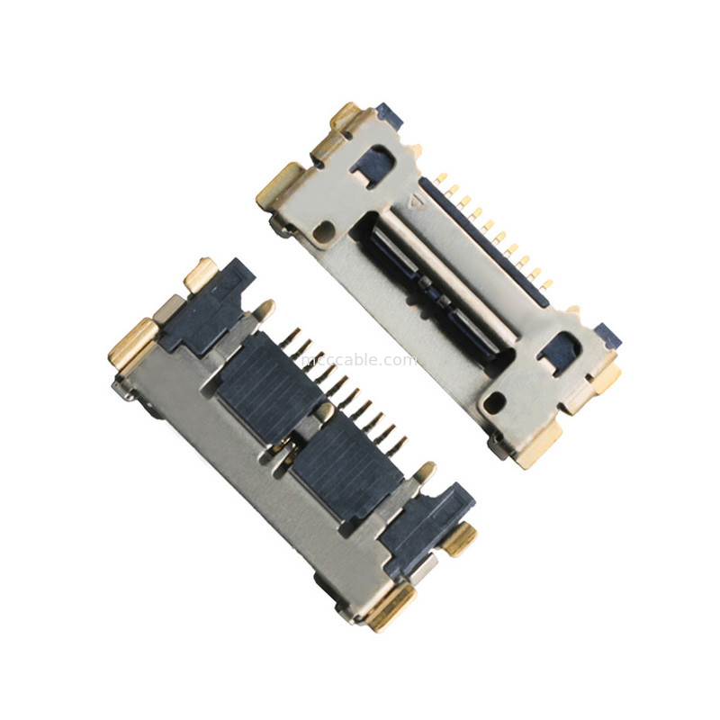 20633 Serisi 20Gbps/ Lane 20525-210E-02 Mikro Koaksiyel Bağlantı 0.4mm Pitch Plate Son Koltuklar