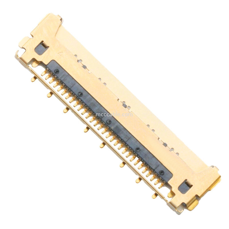 20682-020E-02 Yatay Ultra İnce Koaksiyel LVDS Kablo Montajı 0.4mm Temas Alanı