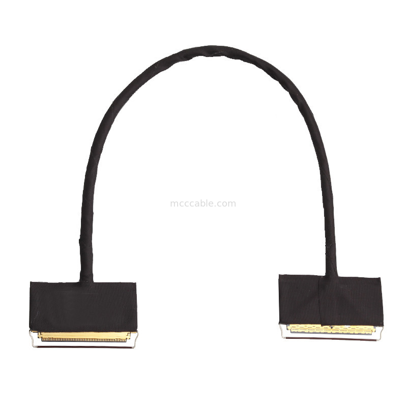 Mikro koaksiyel kablo 20453-250T-03S Mikro koaksiyel kablo 50 Pin LVDS kablo montajı