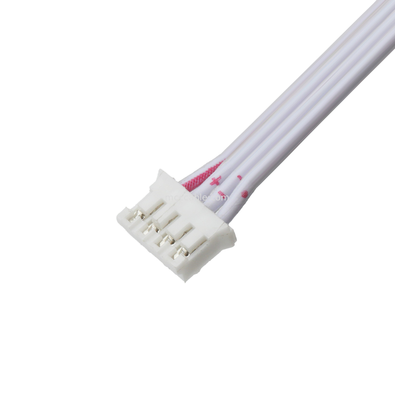 Elektronik mühendislik ses projeleri için 4 pinli erkek-kadın düz esnek kurdele kablosu LHE bağlantısı