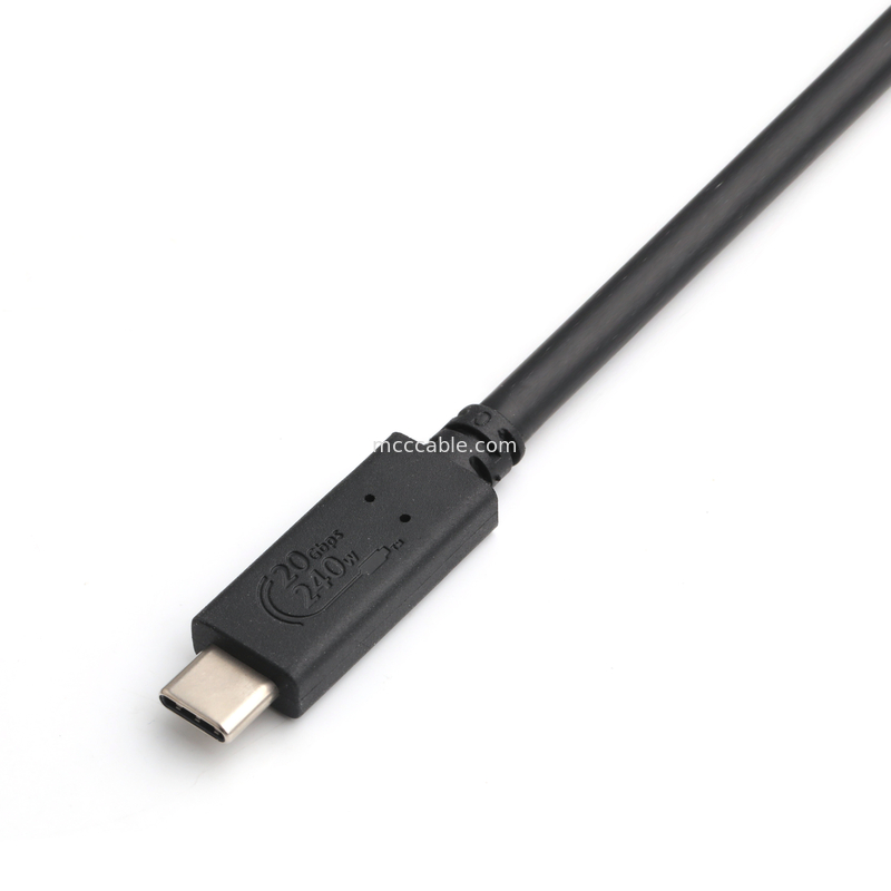 USB4 Kabloları 8K 240W 20Gbps Endüstriyel sınıf USB4 kablosu ultra yüksek iletim hızı süper hızlı şarj