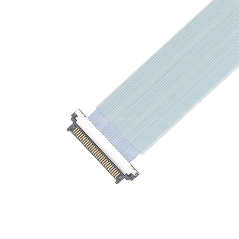 KEL USL20-30SS-100-B Bağlantı Mikro Koaksiyel Kablo 0.4mm Pitch 1 To N Özelleştirilebilir Uzunluk