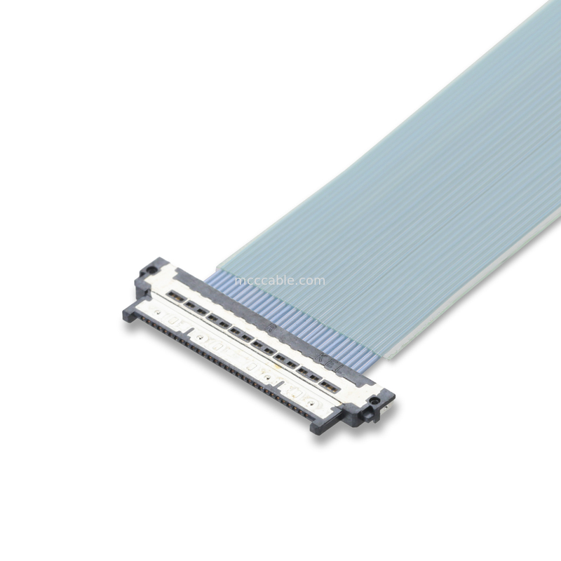 KEL USL20-30SS-100-B Bağlantı Mikro Koaksiyel Kablo 0.4mm Pitch 1 To N Özelleştirilebilir Uzunluk