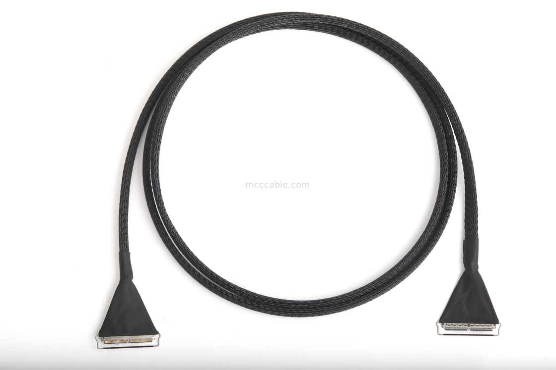 40-Pin Mikro-Koaxial Kablo, 0.4mm Pitch, EDP/LVDS için çift koruma