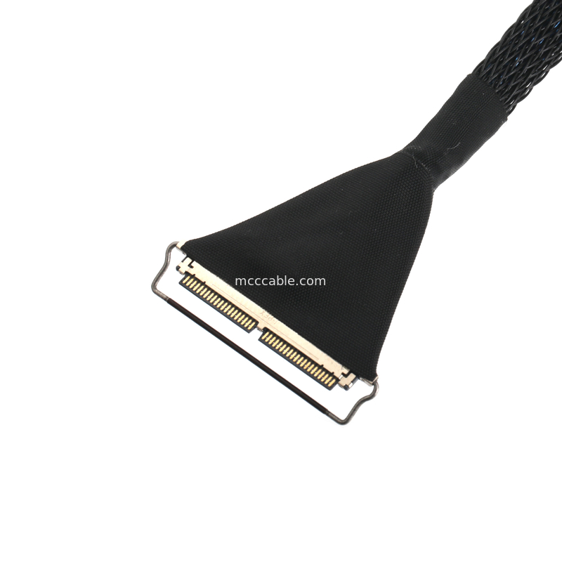 40-Pin Mikro-Koaxial Kablo, 0.4mm Pitch, EDP/LVDS için çift koruma