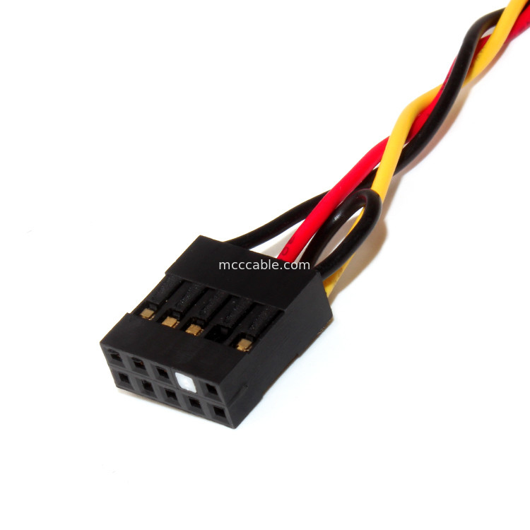 10POS 2.54MM PITCH Molex 22-55-2101 HEADER 3.5MM PANEL MONTAJ SES JAKI