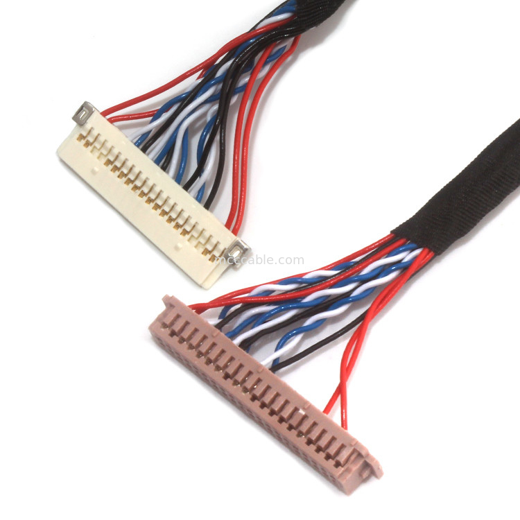 UL Mikro Koaksiyel Kablo Grupları, JAE  Lvds Kablo 30 Pin Fi X30 - Df13 30ds 1.25c