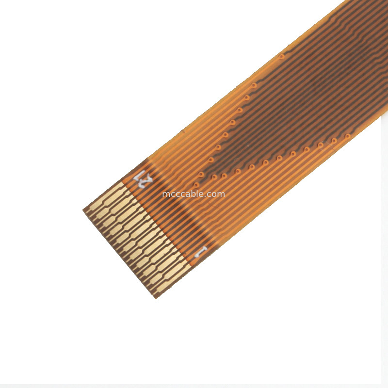 21 pimli FFC FPC Kablosu, FPC Esnek Düz Kablo 0.3mm Pitch lvds ekran konektörü