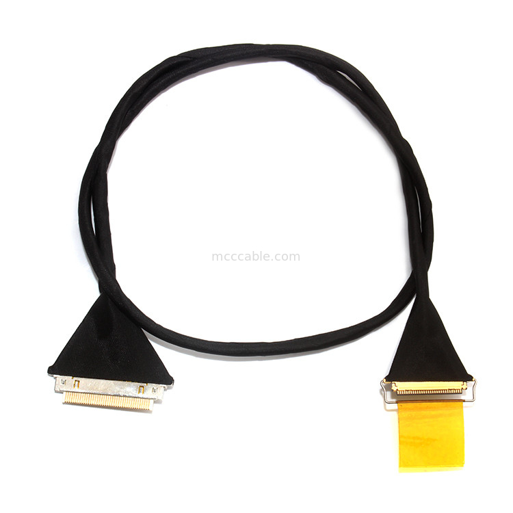 Lvds edp kablosu lcd kablosu aces 50204 030 to 20453-230t 30 pin 0.4mm lvds kablosu