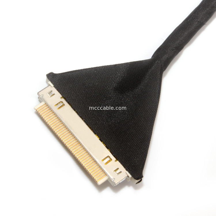 Lvds edp kablosu lcd kablosu aces 50204 030 to 20453-230t 30 pin 0.4mm lvds kablosu