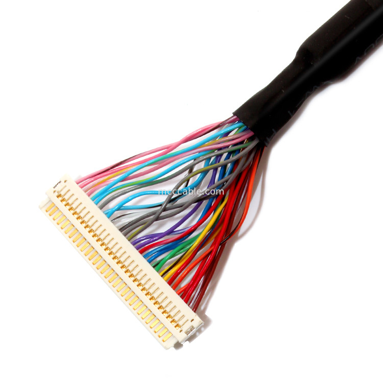Uzatma  30PIN LVDS Kablo Montajı, Df19-30s - Df19-30s Ayrık Tel Lvds Kablosu