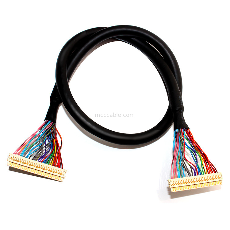 Uzatma  30PIN LVDS Kablo Montajı, Df19-30s - Df19-30s Ayrık Tel Lvds Kablosu