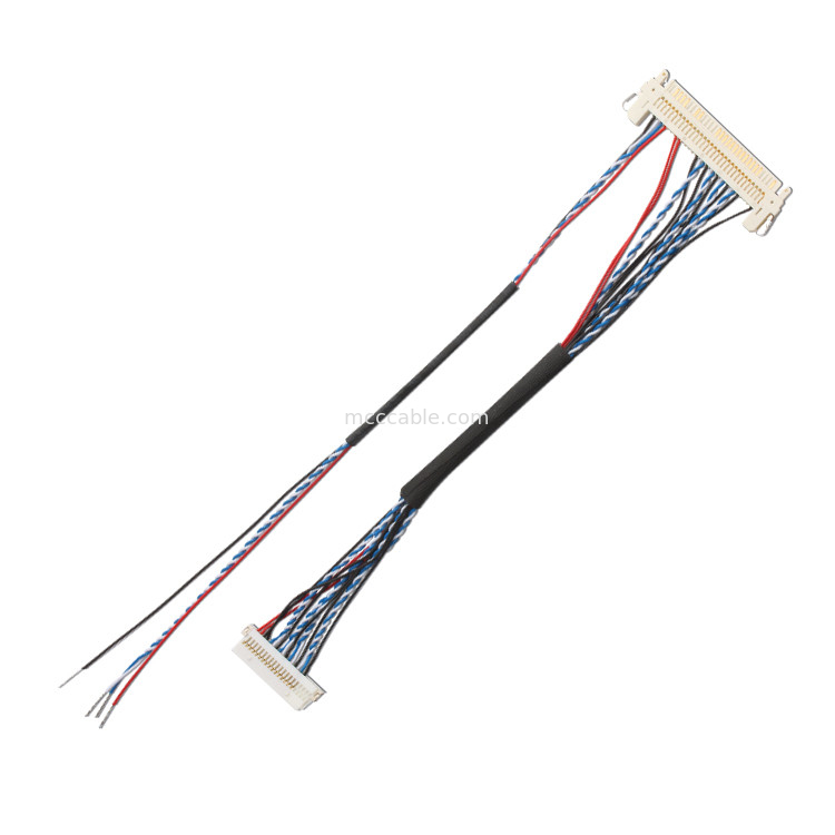 Özel Kablo Demeti FI S20S 20pin, 1.25 Mm Pitch JAE Ekran Lvds Kablosu