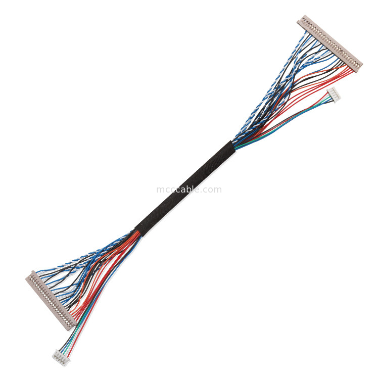 250V 20 Pin Lvds Kablosu  Df14 To Df14 Laptop için lvds ekran konektörü