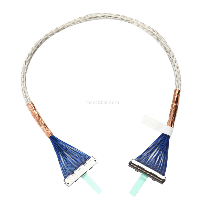 LVDS LCD Ekran Edp Kablo Düzeneği  DF80-40P-0.5SD lvds ekran konektörü