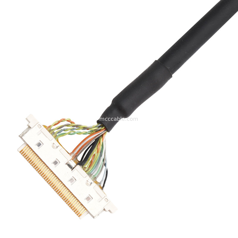0,5 mm aralıklı ACES 50204-040 1 1-002 - JST SHDR-40V-SB LVDS kablo Montajı