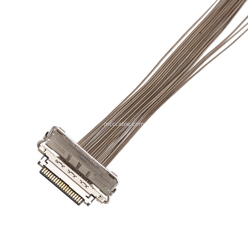 0,4 mm Aralıklı LVDS EDP Kablosu  20679-20p Mikro Koaksiyel lvds ekran konektörü