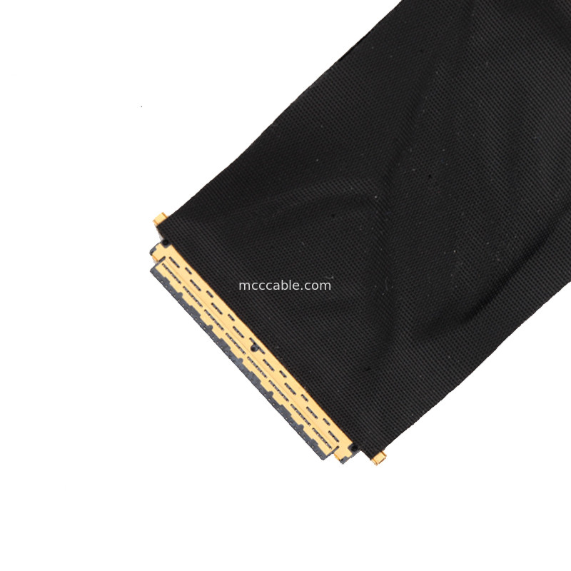 Uzunluk 50mm JAE HD1P040-CSH2 HD1P040MA1 LCD LVDS EDP Kablosu lvds 40 pimli bağlantı kablosu