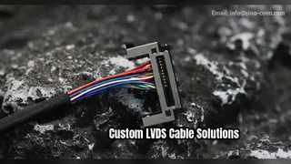 Özel FI RE31HL DF19 20P LVDS Kablo Montaj Çözümü