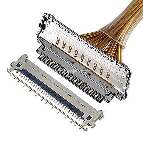 VS II 20846-020T 030T 040T 0,5 mm mesafe, Yatay çiftleşme tipi mikro-koaksiyel bağlantı