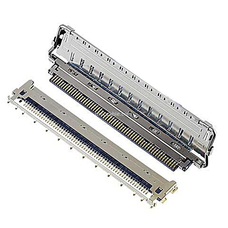 20680 20788 20789 20790 0.4mm mesafe Yatay çiftleşme tipi mikro-koaksiyel konektör Mellanox