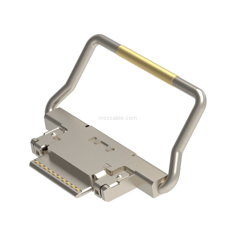 10p 20633-310T-01S Mikro Koaksiyel Kablo Montajı İçin Mekanik Kilitli Mikro Koaksiyel Bağlayıcı