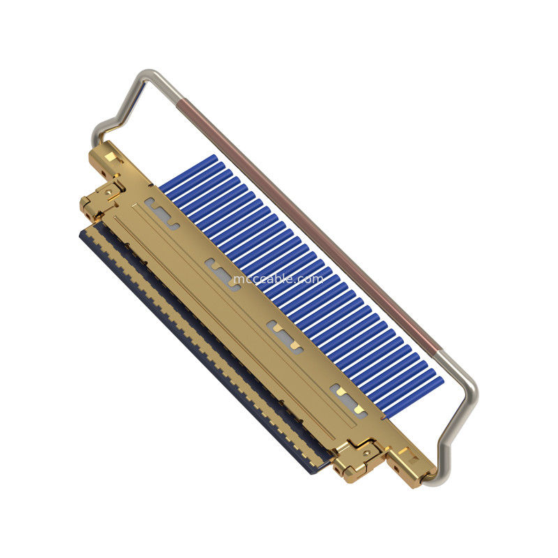 20453-230T-03 0,5 mm pitch Yatay çiftleşme tipi mikro-koaksiyel konektör