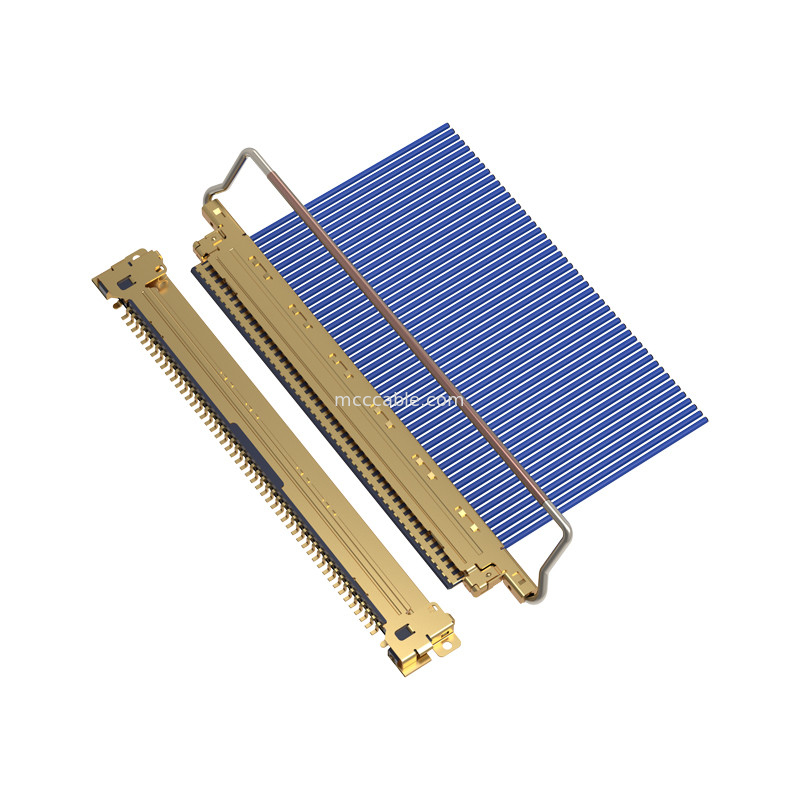 20453-250T-03S 50P 0.5 mm pitch Yatay çiftleşme tipi mikro-koaksiyel bağlantı
