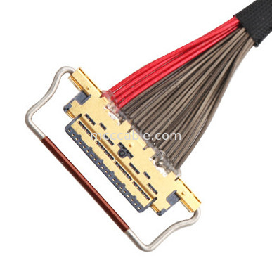 UL EDP LVDS Koaksiyel Kablo 0.4mm Pitch 20633-220T-01S 20 Pin Özel uzunluk