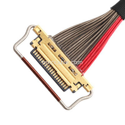 UL EDP LVDS Koaksiyel Kablo 0.4mm Pitch 20633-220T-01S 20 Pin Özel uzunluk