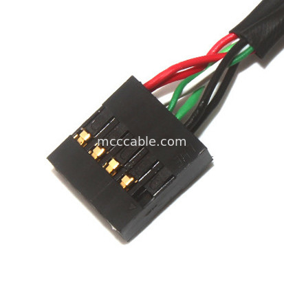 10 Pin 30AWG 2.54mm Aralıklı Molex Kablo Tertibatı 150mm Uzunluk Molex 22-55-2101