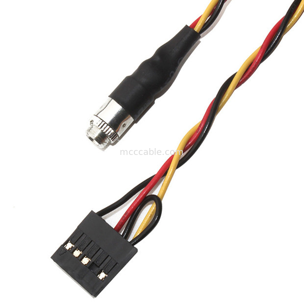 Molex 22 55 2101 Özel Kablo Demeti 2,54 mm Aralık 3,5 mm Panel Montajlı Ses Jakı