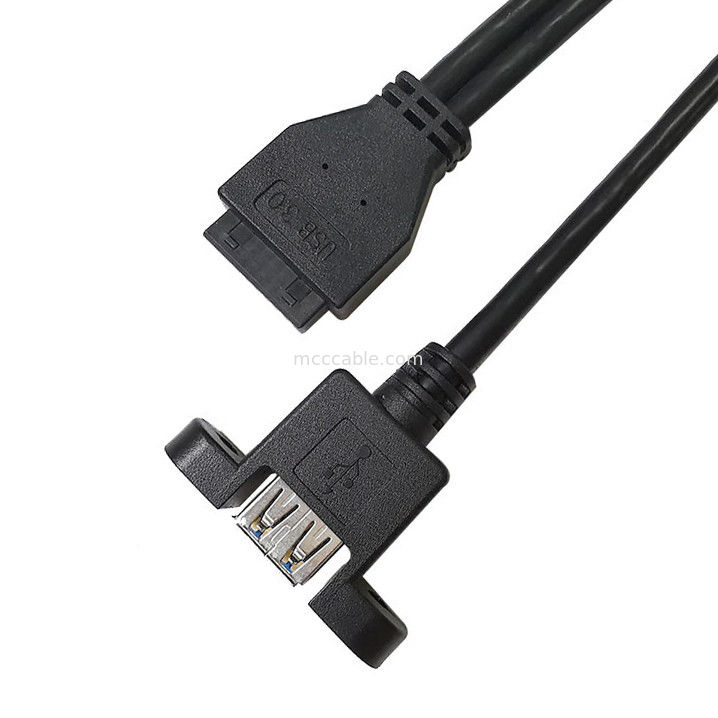 USB 3.0 Panel Montajı A x2 - 20 Pin Başlıklı Anakart Özel Kablo Demeti