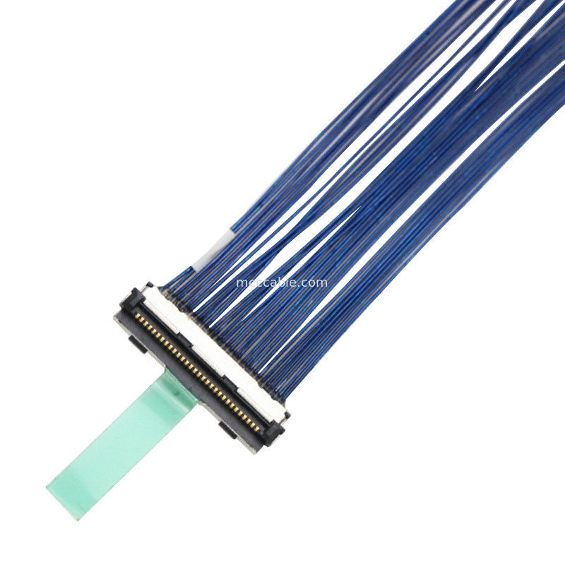 0.5mm Pitch  30P Mikro Koaksiyel Kablo Lvds Koaksiyel Kablo DF80D-30P-0.5SD